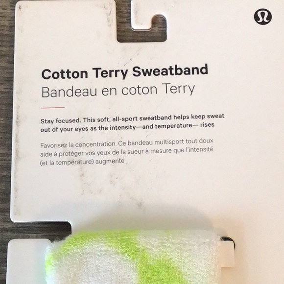 Lululemon Cotton Terry Sweatband - Picture 5 of 6